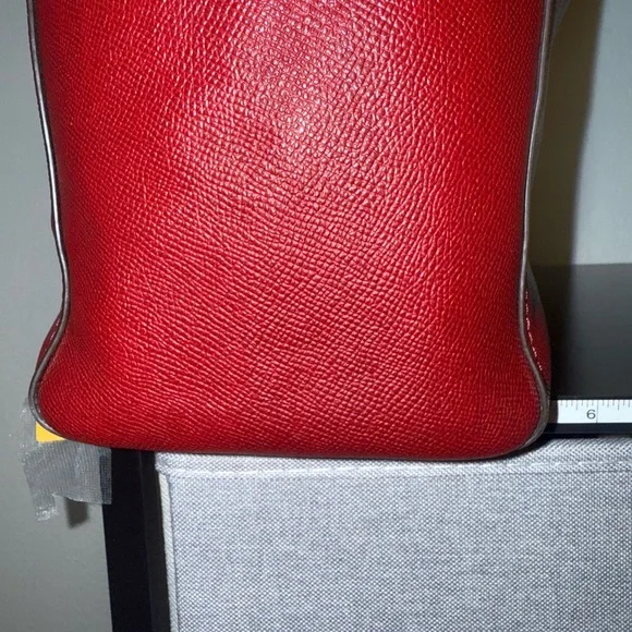 Coach Burgundy Leather Tote - Picture 12 of 12